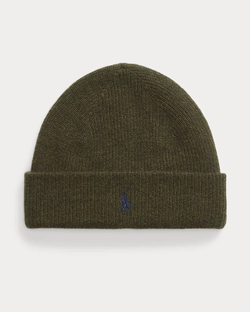 Ralph Lauren Waschbare Mütze aus Kaschmir Green