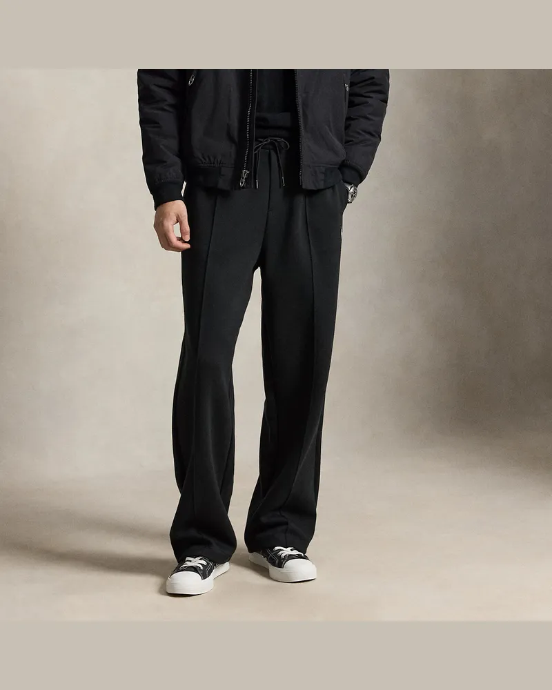 Ralph Lauren Doppellagige Hose mit Tunnelzug Black