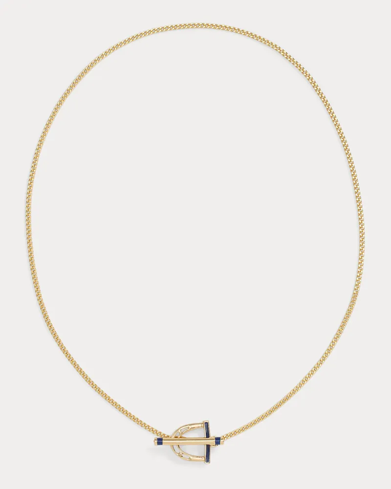 Ralph Lauren Vergoldete Halskette mit Anhängern Gold