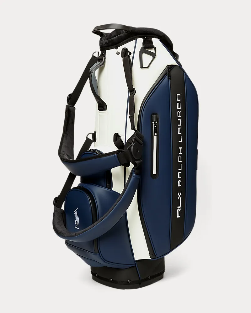 Ralph Lauren Golftasche mit Ständer und Logostickerei Blue