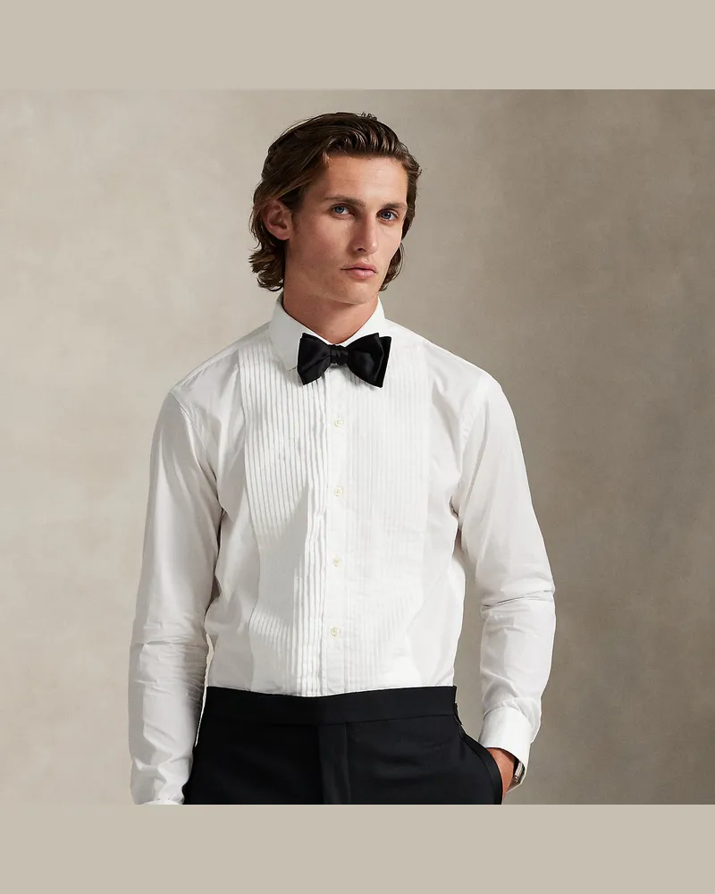 Ralph Lauren Classic-Fit Smokinghemd White