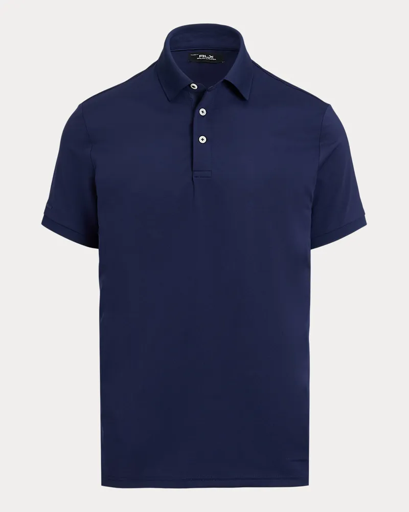 Ralph Lauren Tailored-Fit Performance-Poloshirt Blue