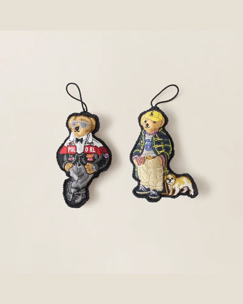 Ralph Lauren Home Ornament-Geschenkset mit Polo Bear Multi
