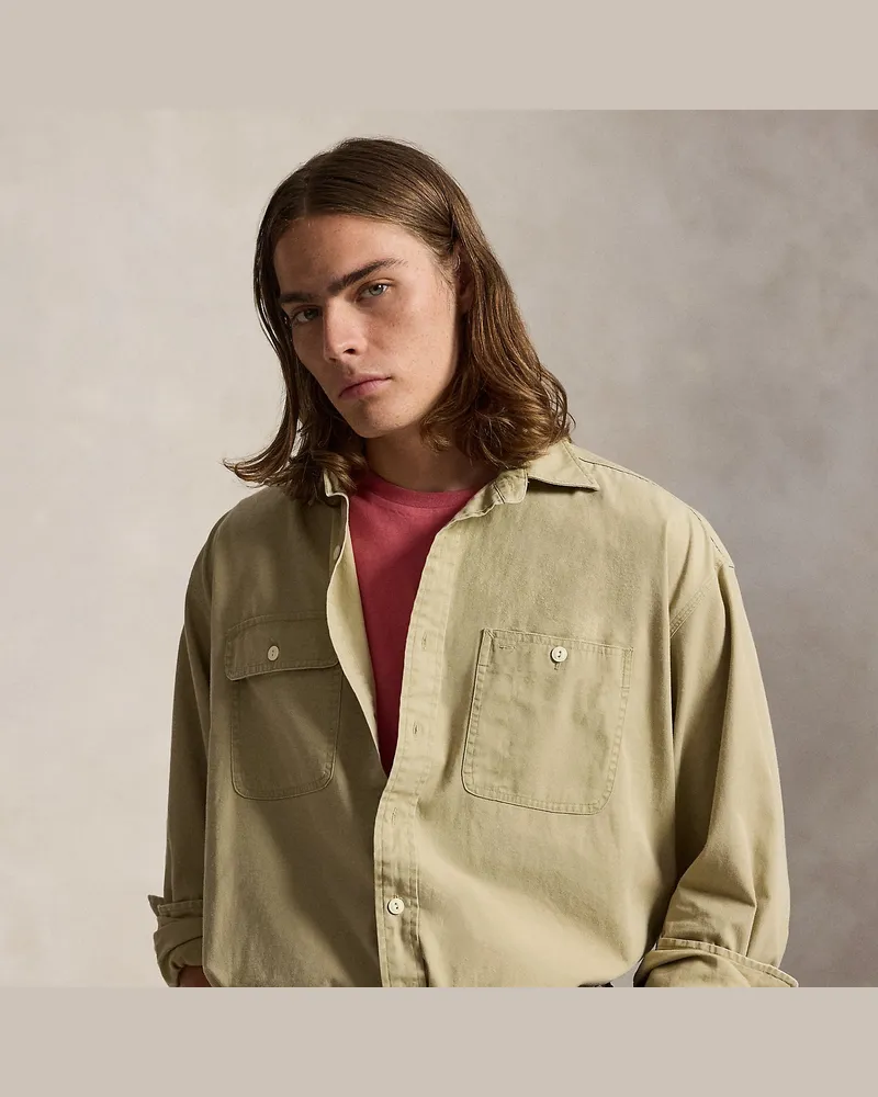 Ralph Lauren Das Big-Fit Arbeitshemd Tan