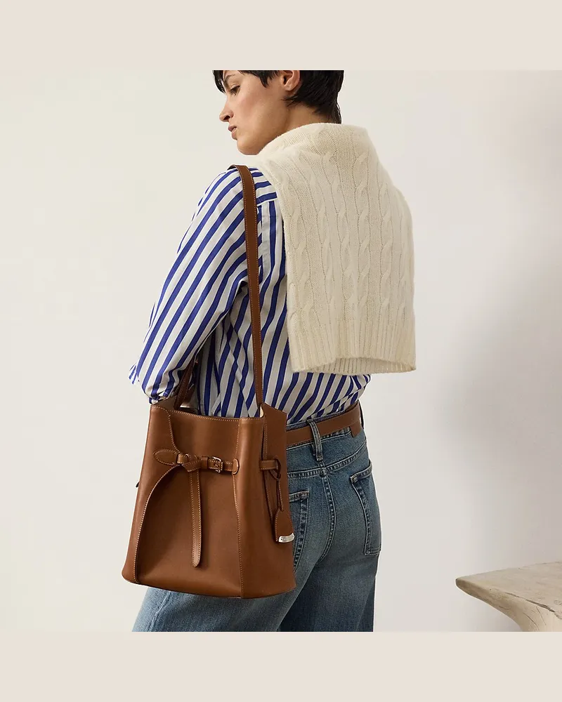 Ralph Lauren Die Beuteltasche  Ralph Lauren aus Kalbsleder Brown