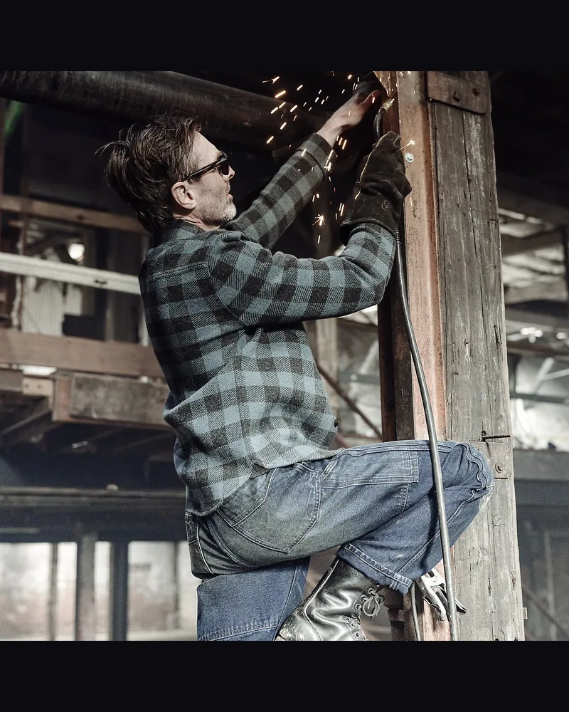 Ralph Lauren Engineer-Fit Zimmermannhose mit Bahnen Blue