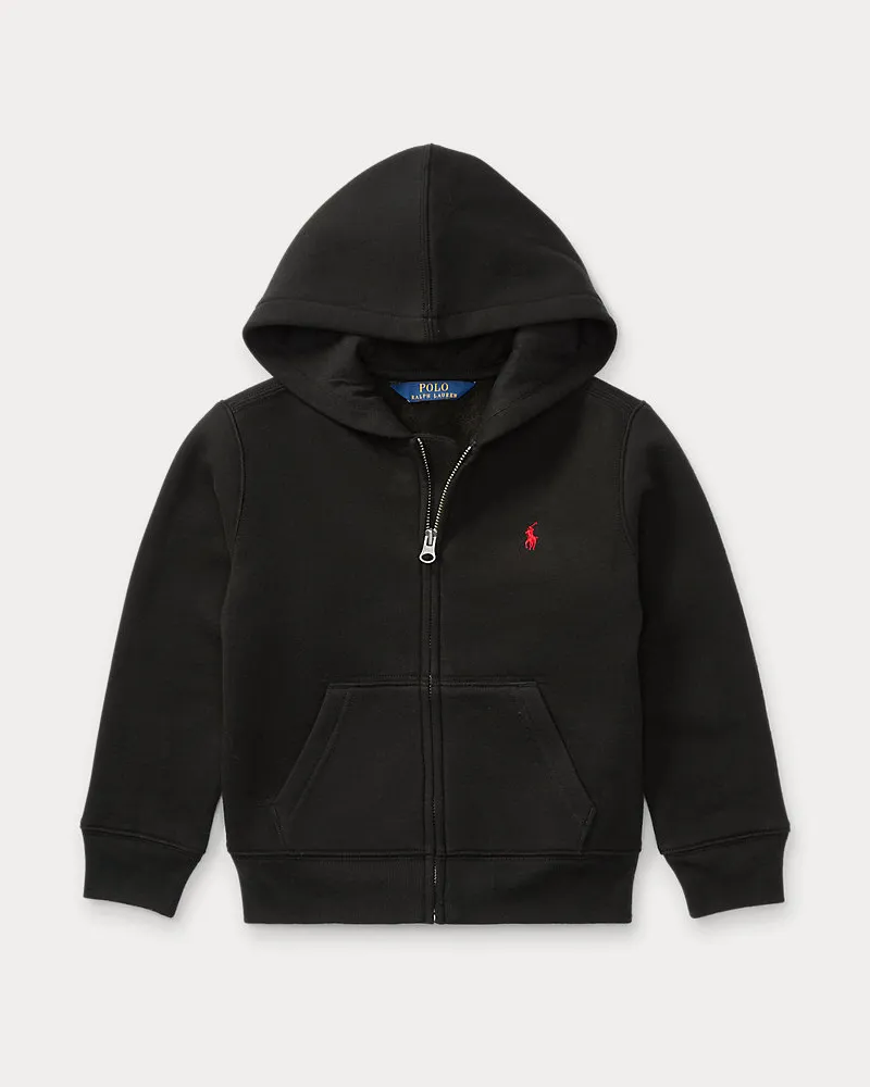 Ralph Lauren Fleece-Kapuzenjacke Black