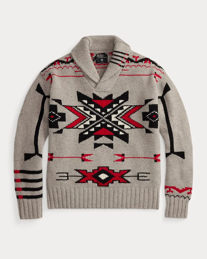 Ralph Lauren Pullover PRL x TÓPA Grey Sky Lodge Grey