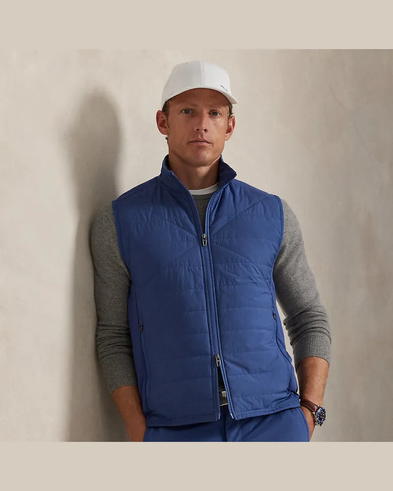 Ralph Lauren Hybrid-Weste mit Reißverschluss Blue