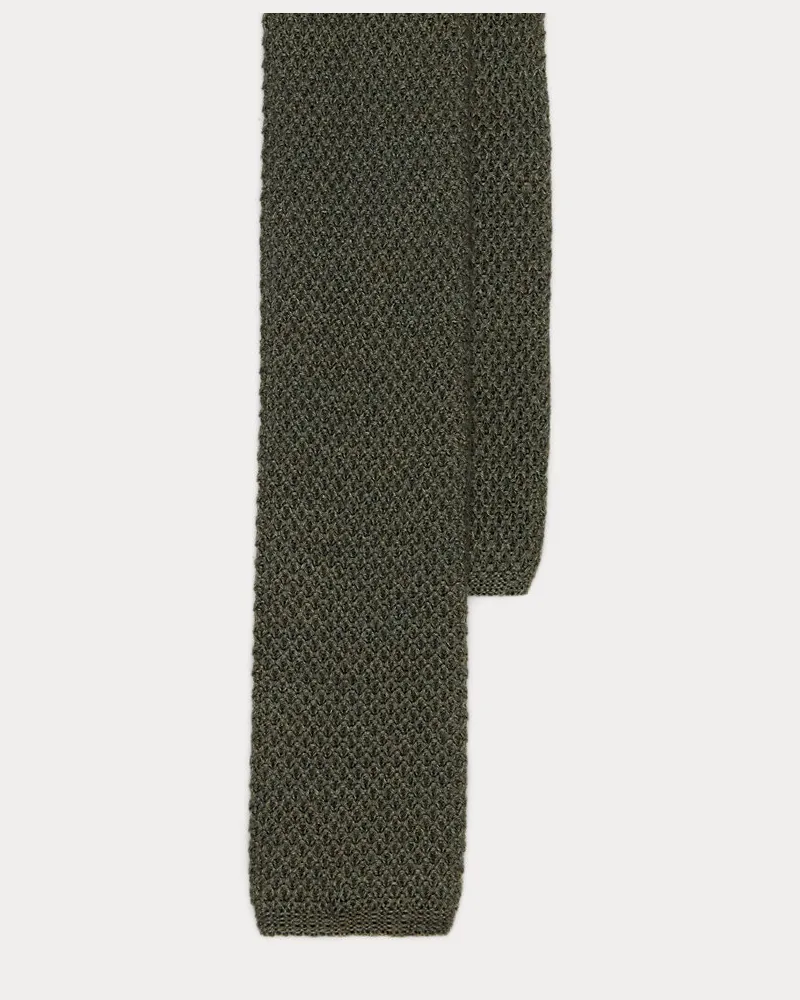 Ralph Lauren Krawatte aus Wollstrick Green