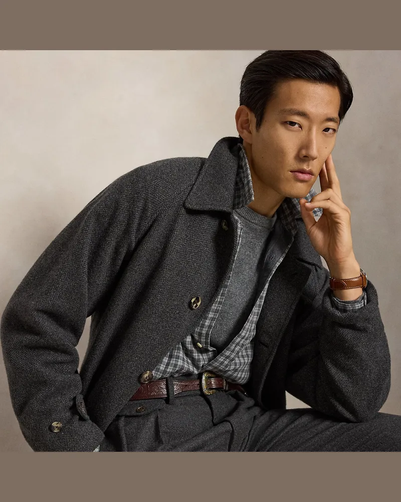 Ralph Lauren Beidseitiges Custom-Fit Hemd Grey