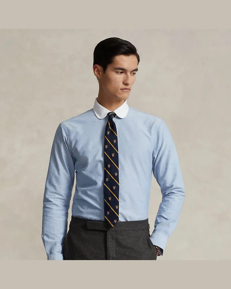 Ralph Lauren Custom-Fit Oxfordhemd Blue