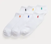 6er-Pack gepolsterte Kurzsocken