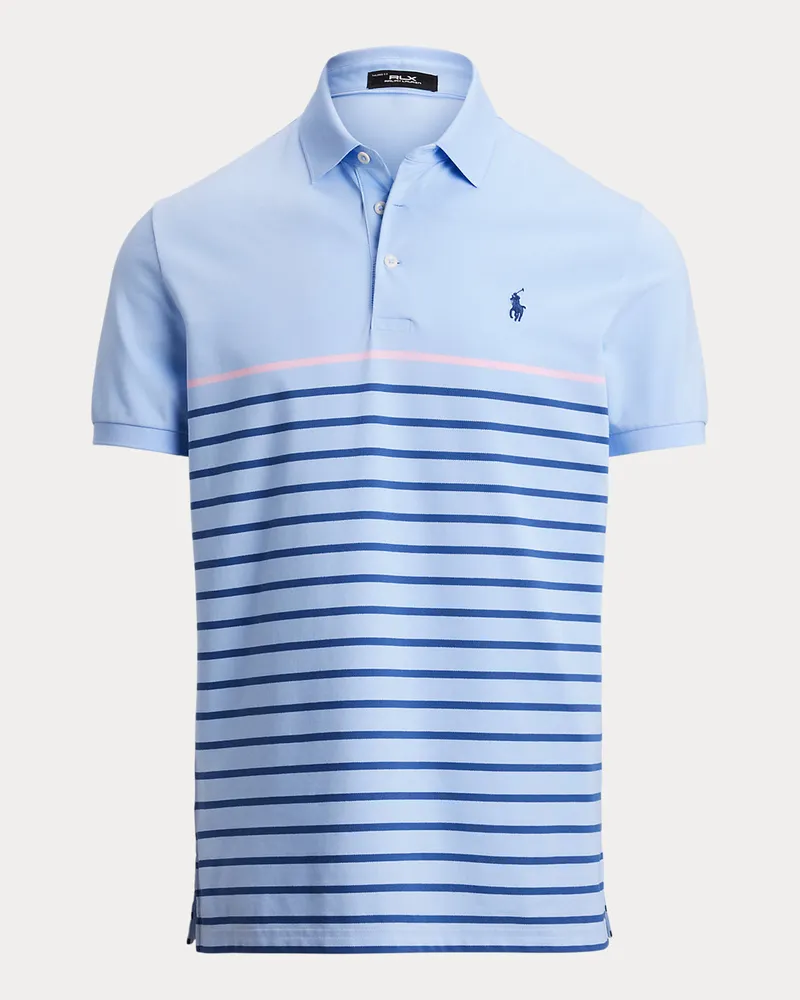 Ralph Lauren Tailored-Fit Performance-Poloshirt Blue