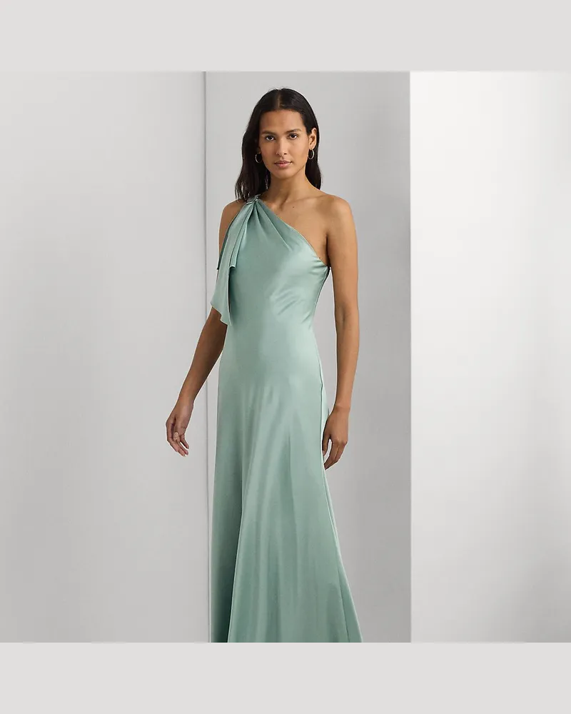 Ralph Lauren Abendkleid aus Satin-Charmeuse Natural