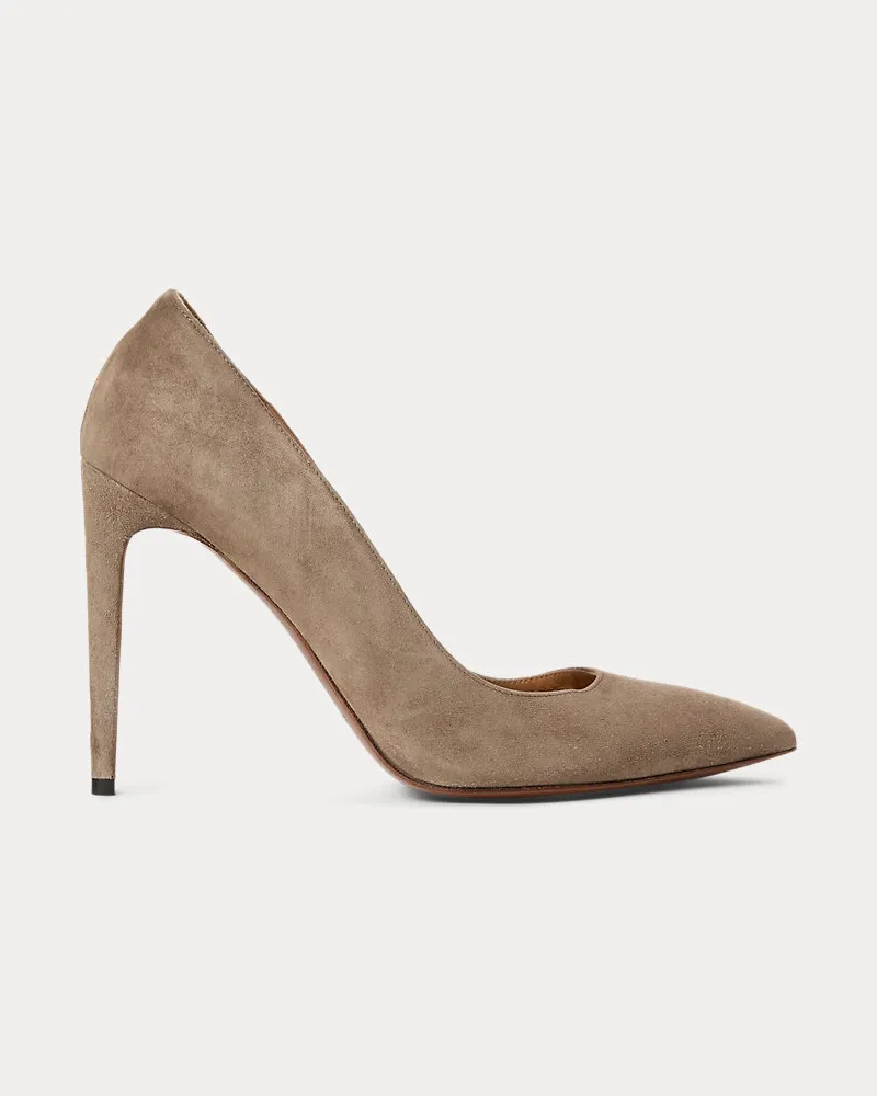 Ralph Lauren Pumps Celia aus Ziegenwildleder Brown