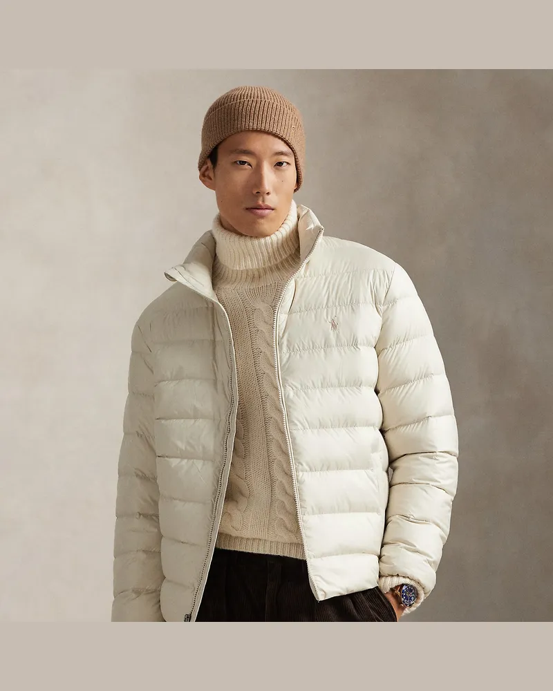Ralph Lauren Die verstaubare Daunenjacke Colden Cream