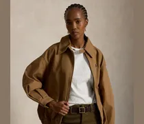 Oversize-Fit Windjacke aus Baumwolle