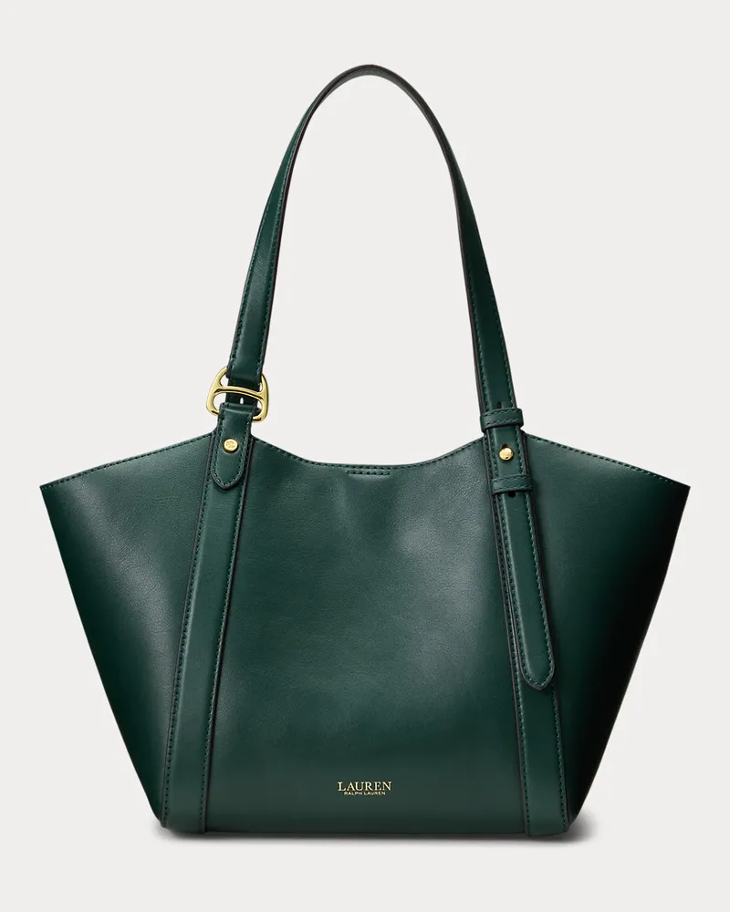Ralph Lauren Kleine Tragetasche Tasha aus Nappaleder Green