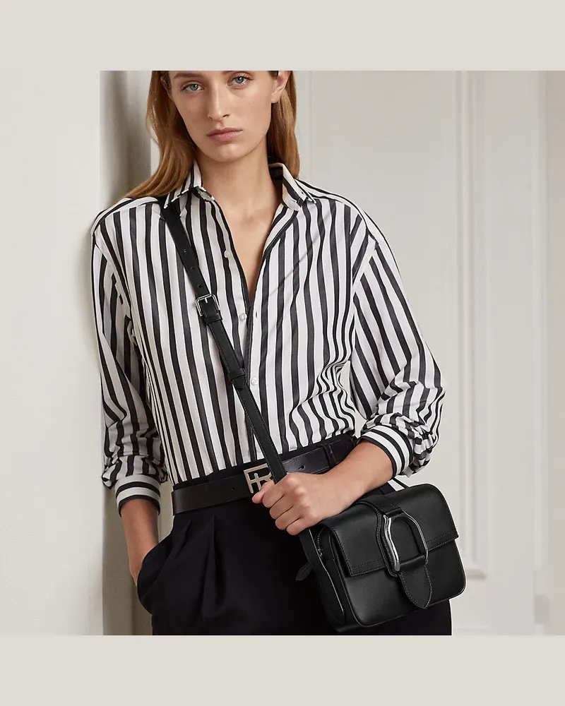 Ralph Lauren Umhängetasche Welington aus Kalbsleder Black