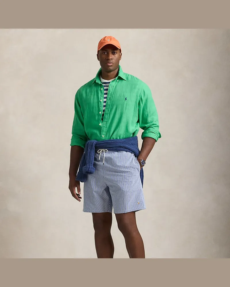 Ralph Lauren Große Größen - Classic-Fit Badeshorts Traveler Blue