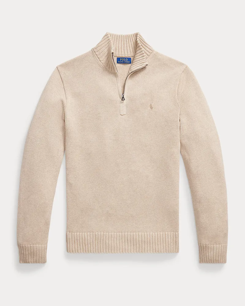 Ralph Lauren Baumwollpullover mit Halbrollkragen Brown