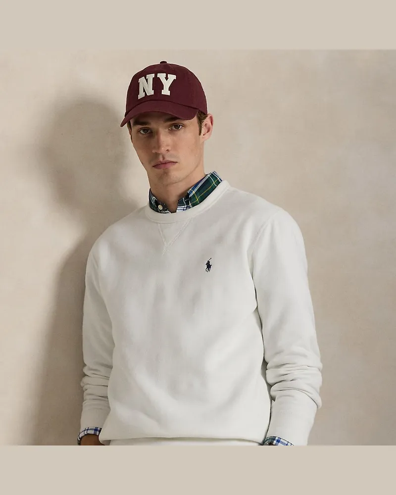 Ralph Lauren Das Sweatshirt RL aus Fleece White