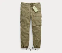 Popeline-Cargohose im Military-Look