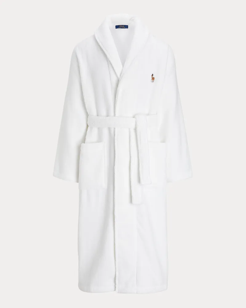 Ralph Lauren Frottee-Bademantel White