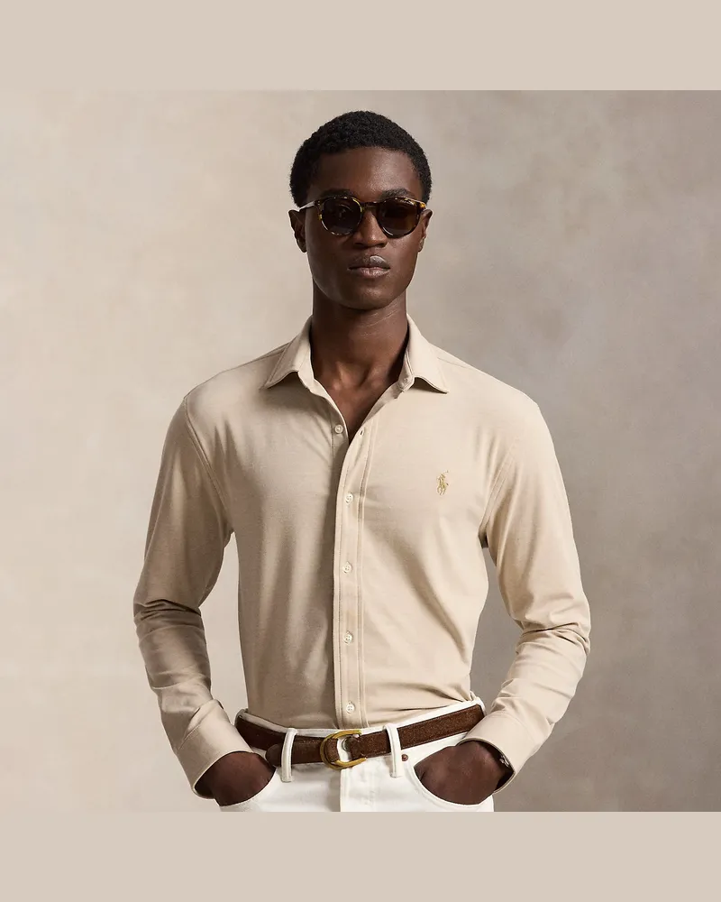 Ralph Lauren Stretch-Oxfordhemd Brown