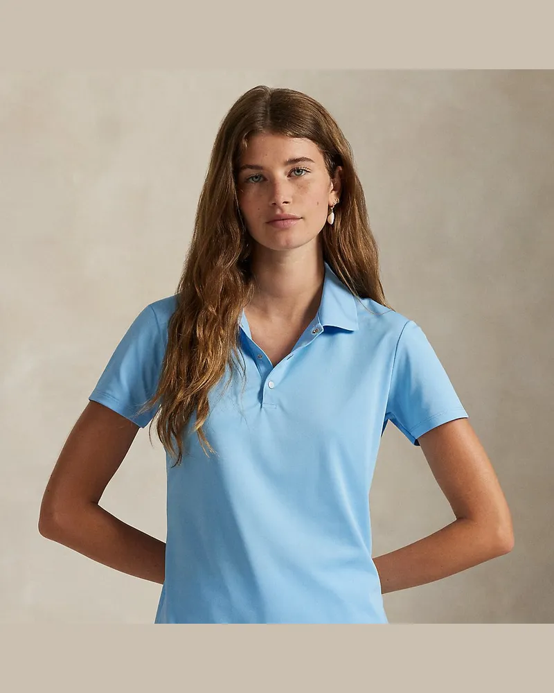 Ralph Lauren Tailored-Fit Poloshirt aus Piqué Blue
