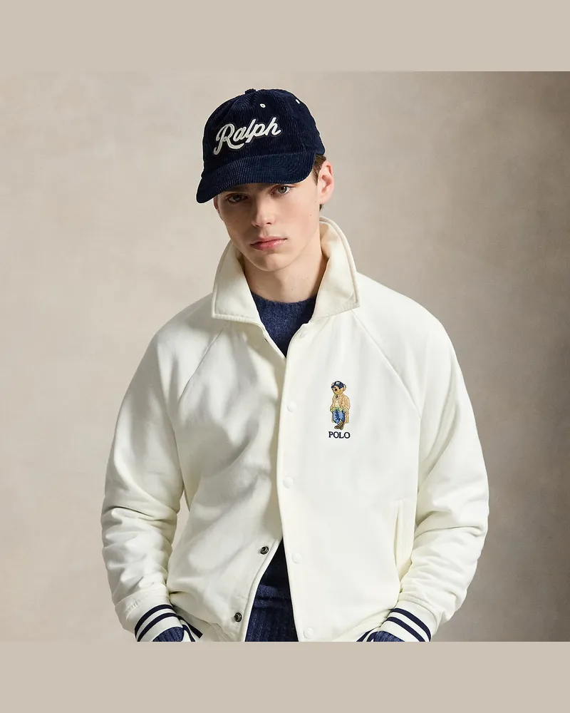 Ralph Lauren Vintage-Fit Jacke Bayport mit Polo Bear Cream