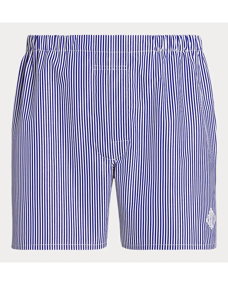 Ralph Lauren Gestreifte Boxershorts mit Monogramm Blue