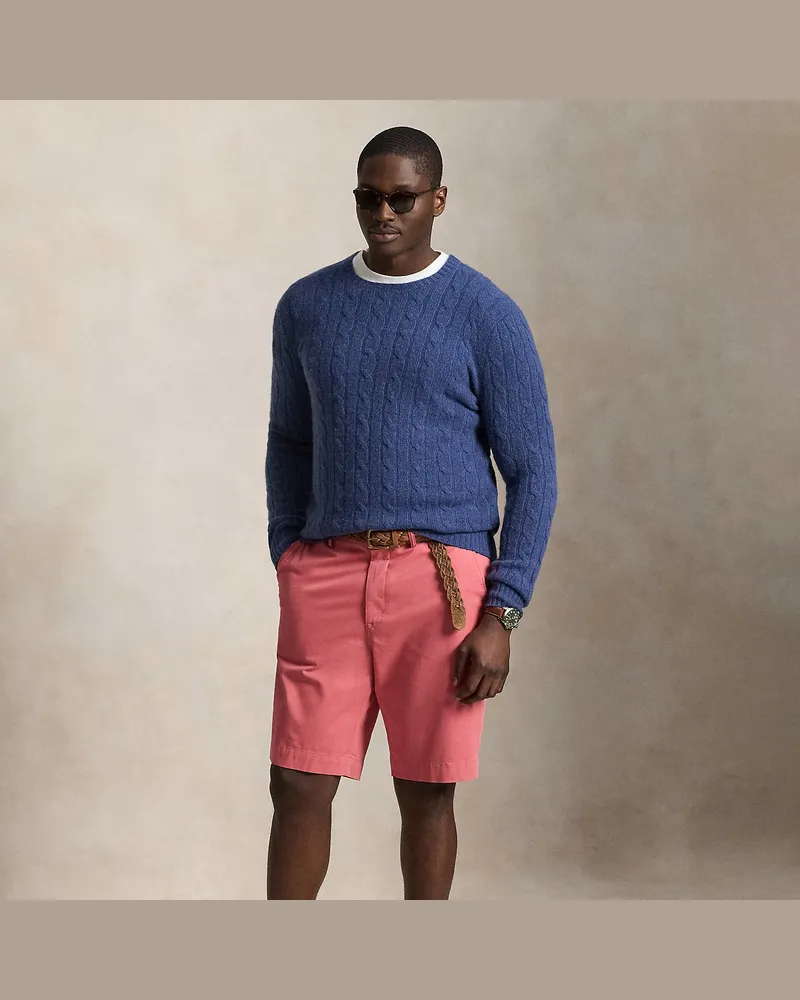 Ralph Lauren Große Größen - Classic-Fit Stretch-Chinoshorts Red