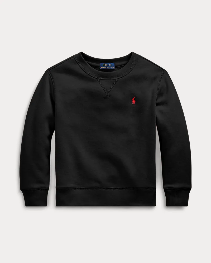 Ralph Lauren Fleece-Sweatshirt Black