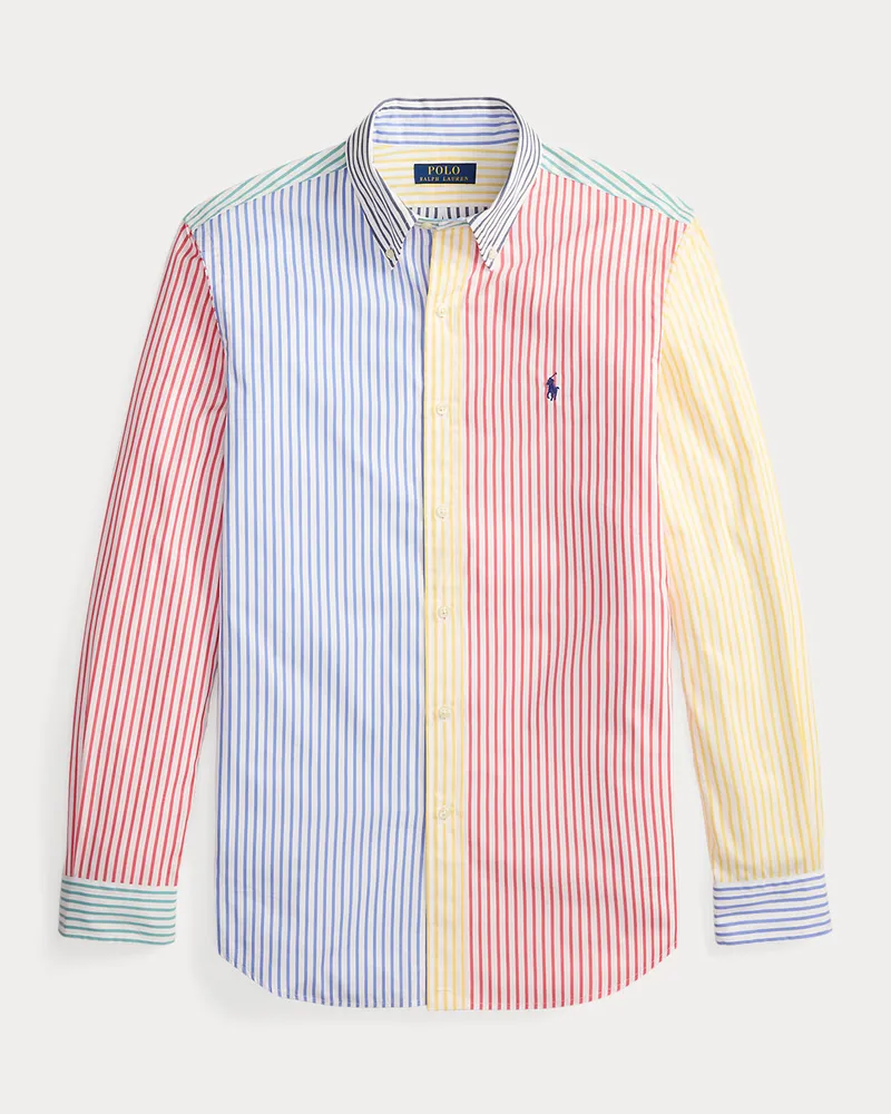 Ralph Lauren Gestreiftes Freizeithemd aus Popeline Multi