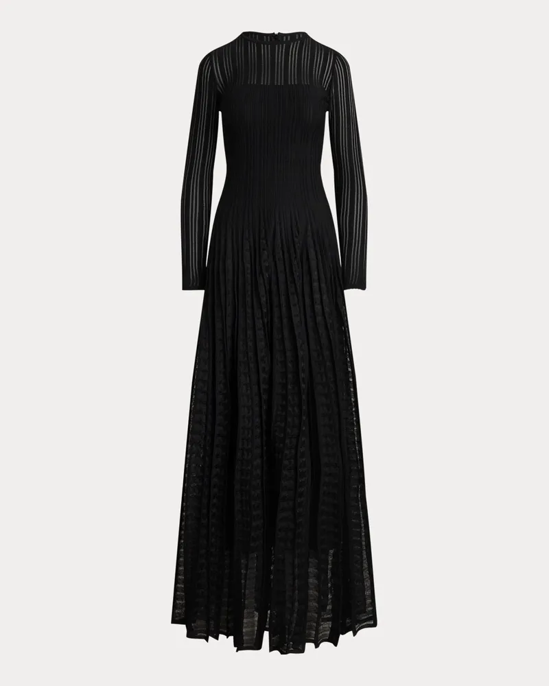 Ralph Lauren Abendkleid Judith aus Seidenmischung Black