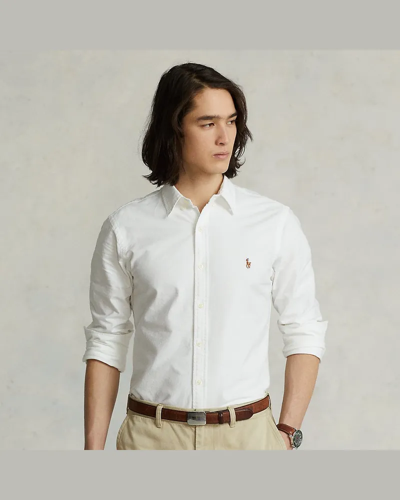 Ralph Lauren Slim-Fit Oxfordhemd White