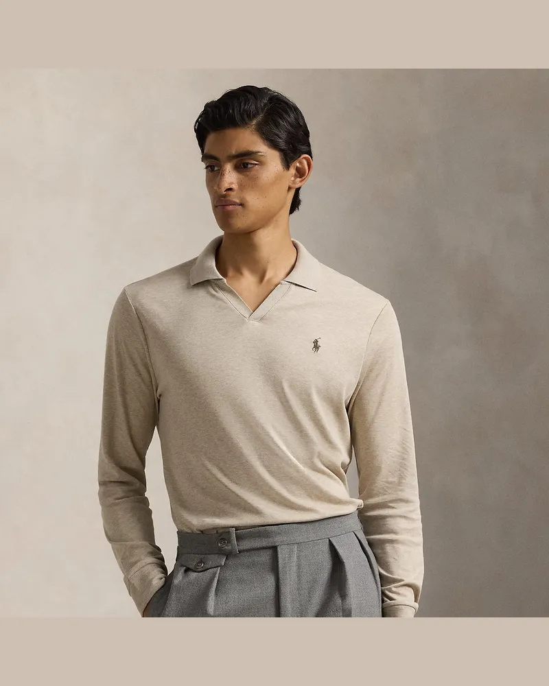 Ralph Lauren Classic-Fit Poloshirt aus Baumwolle Tan