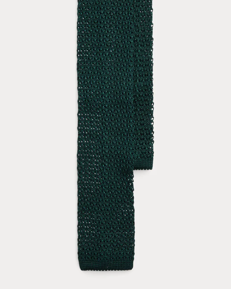 Ralph Lauren Strickkrawatte aus Seide Green