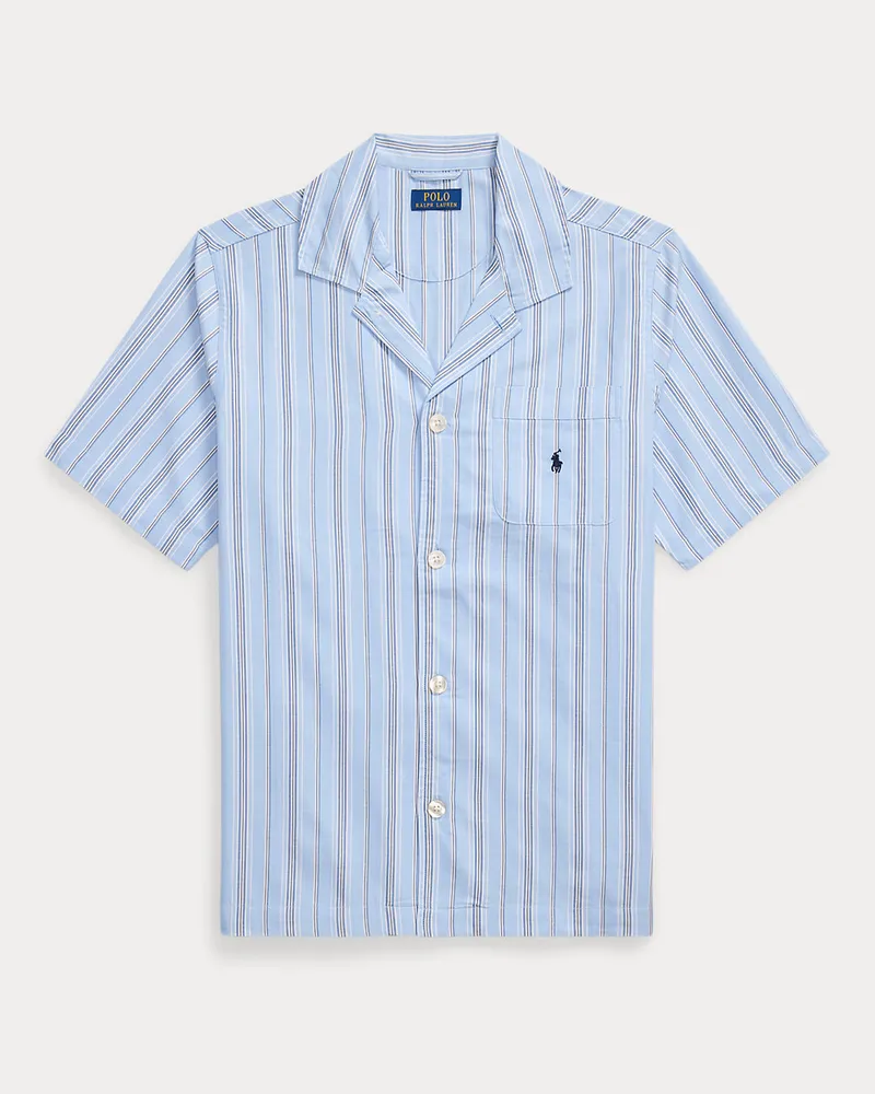 Ralph Lauren Gestreiftes Pyjamahemd aus Popeline Multi