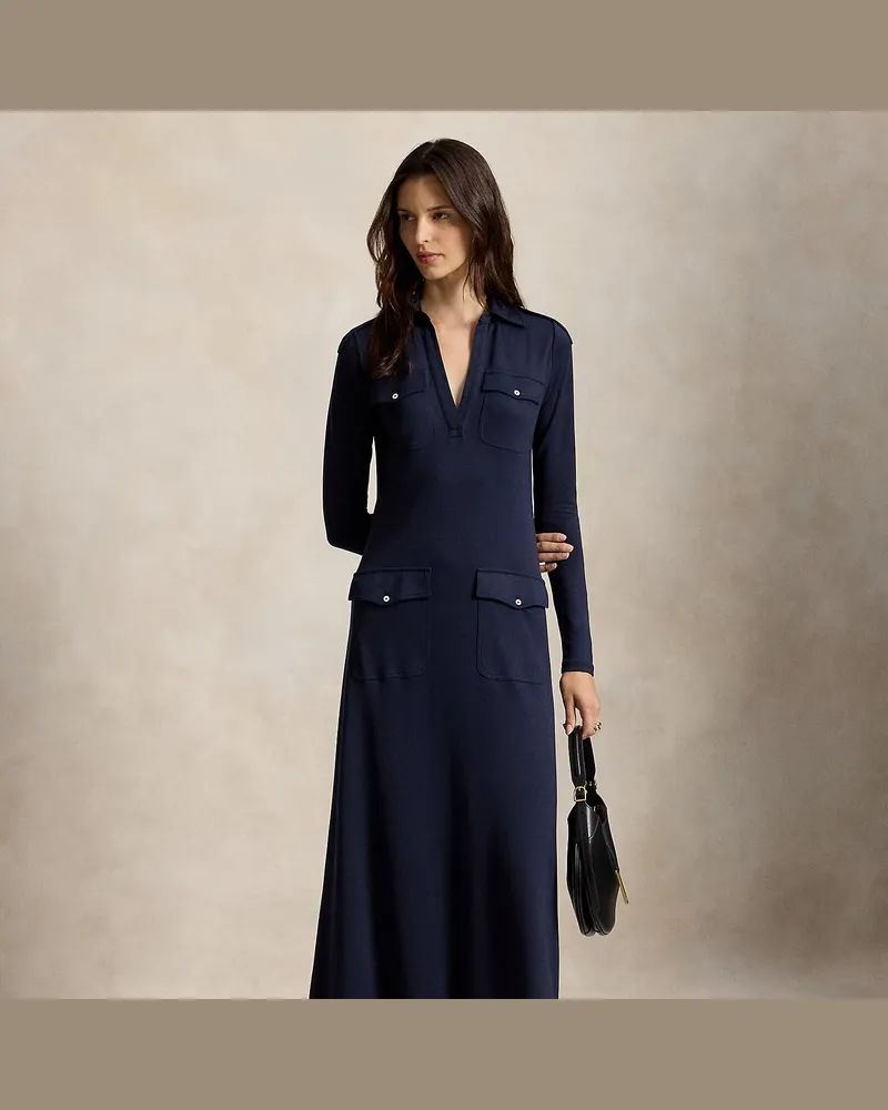 Ralph Lauren Utility-Kleid aus Interlock Blue