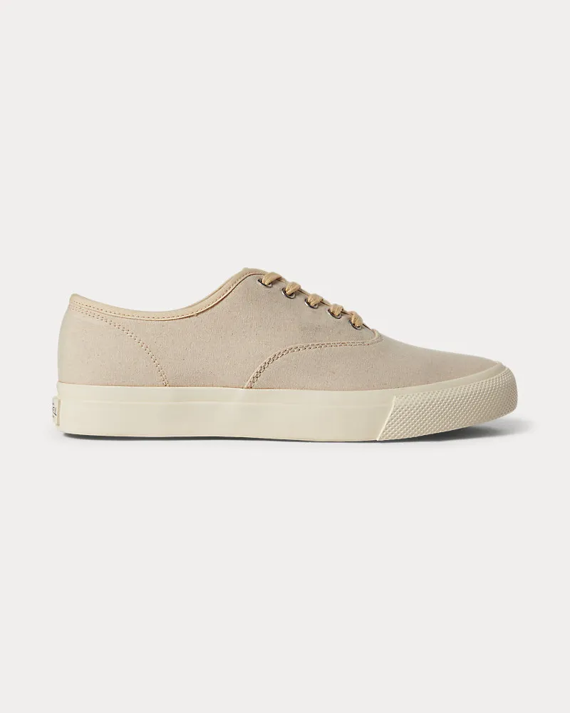 Ralph Lauren Sneaker aus Segeltuch Cream