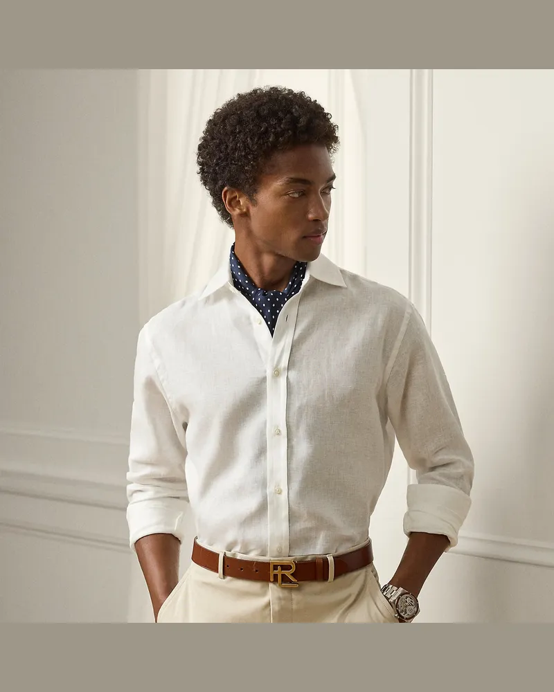 Ralph Lauren Leinenhemd White