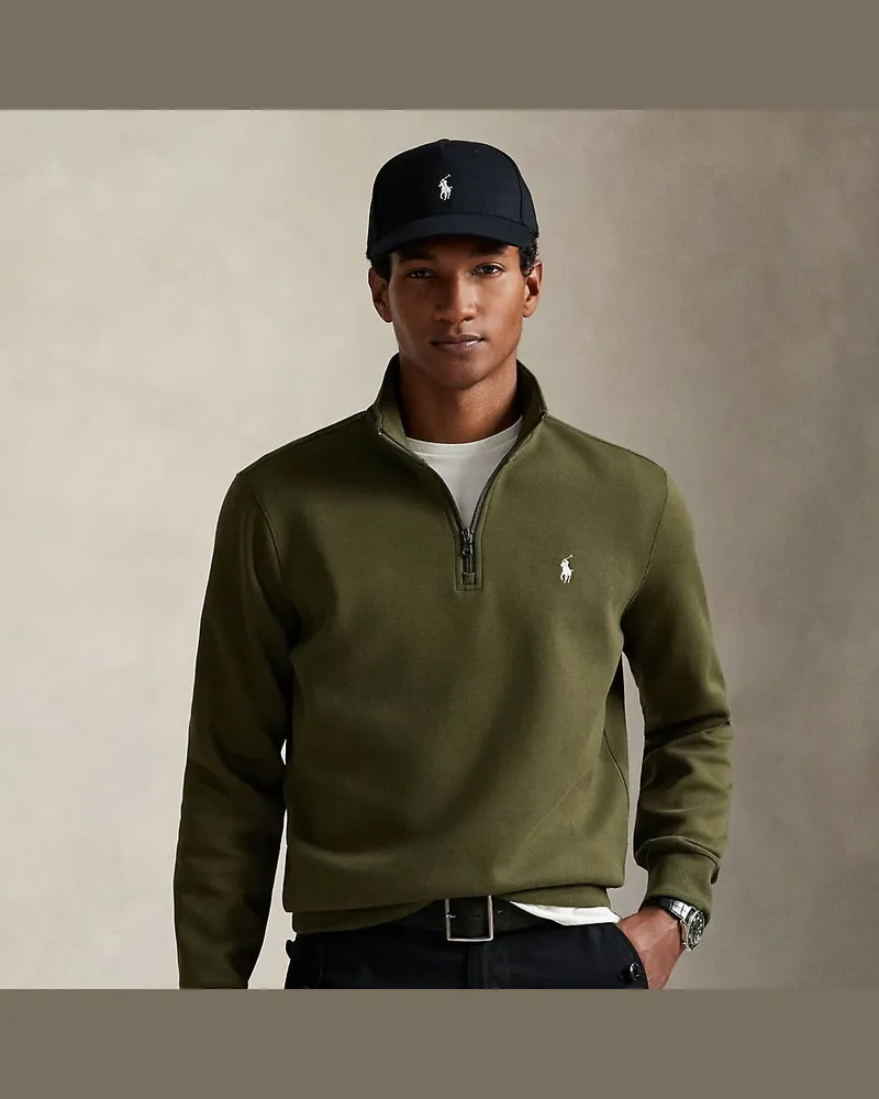 Ralph Lauren Pullover mit Viertelreißverschluss Green