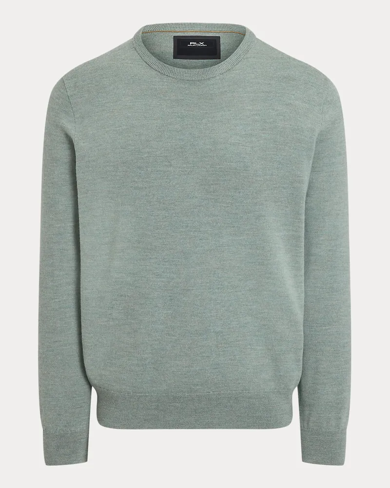 Ralph Lauren Wollpullover mit Rundhalsausschnitt Green