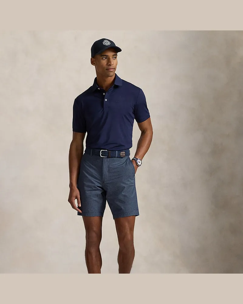 Ralph Lauren Tailored-Fit Stretch-Twillshorts Blue