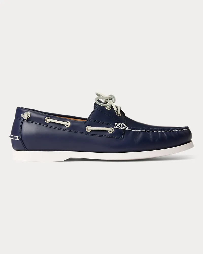 Ralph Lauren Bootsschuh Merton aus Leder Blue