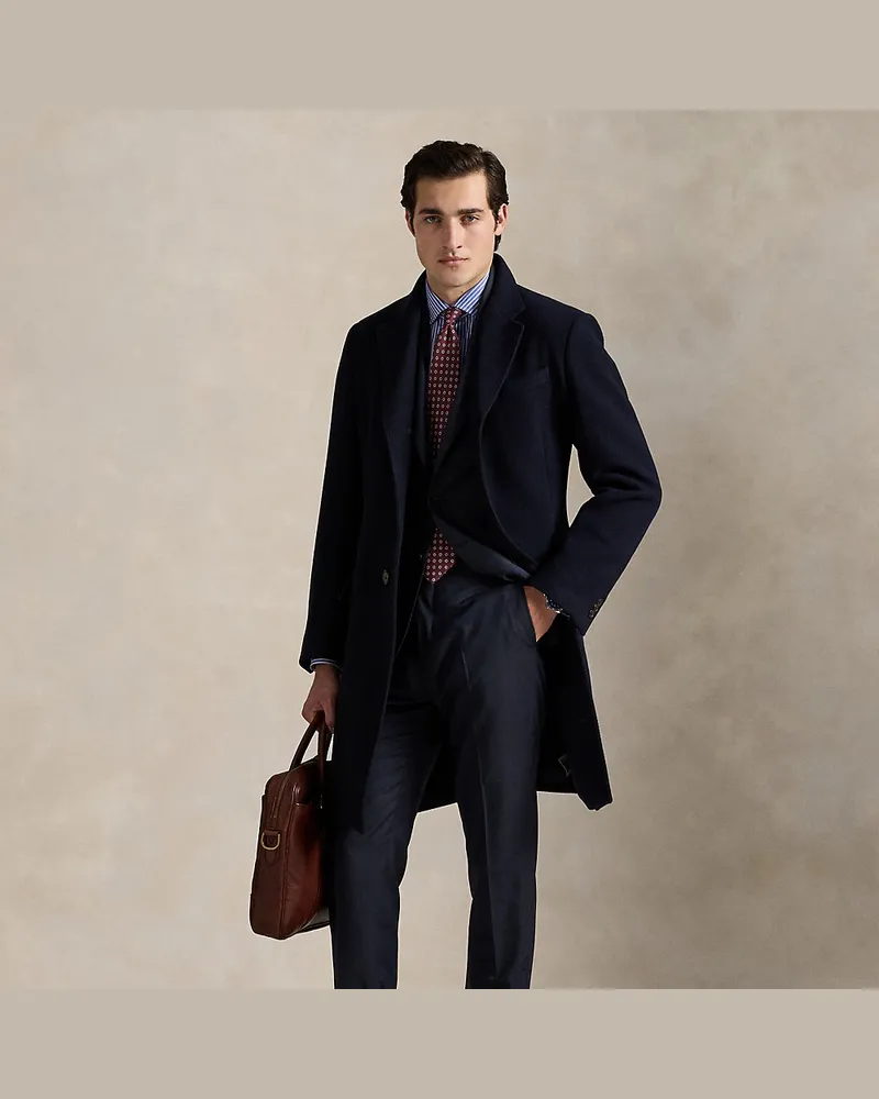 Ralph Lauren Mantel aus Melton Blue