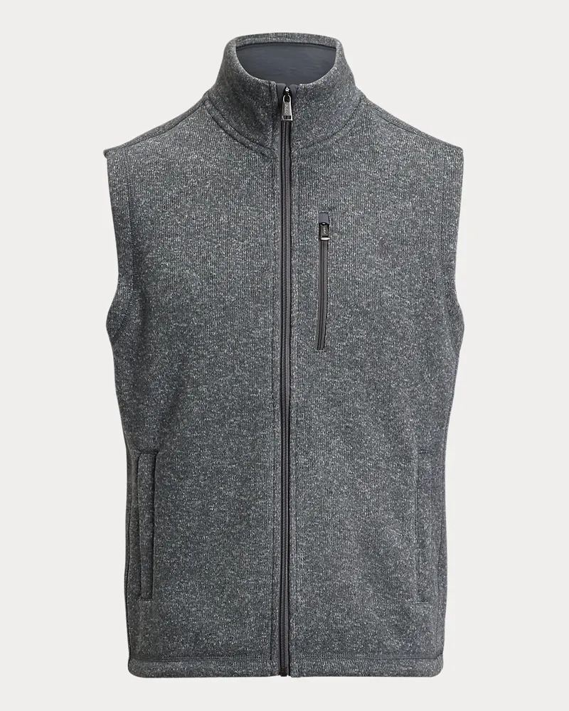 Ralph Lauren Fleece-Weste mit Schornsteinkragen Grey